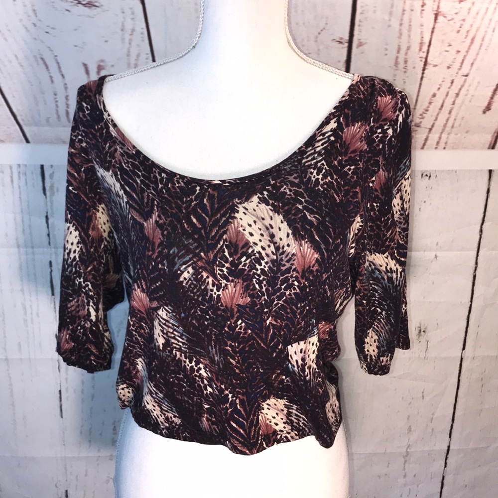 American Rag cie Multi colored 3/4 Sleeve …
